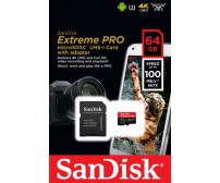 Карта памяти SanDisk Extreme Pro microSDXC 64GB 10 Class