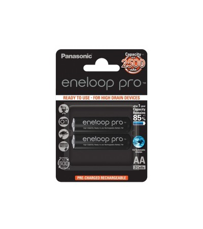 Аккумулятор Panasonic Eneloop Pro AA 2500 мАч(BL2)