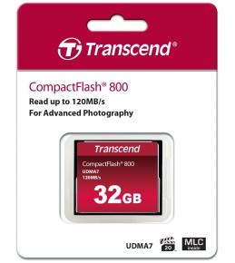 Карта памяти CompactFlash Transcend 32GB 800x, UDMA7