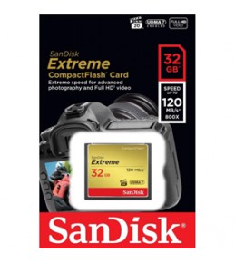 Карта памяти SanDisk Extreme CompactFlash 32GB 120MB/s 