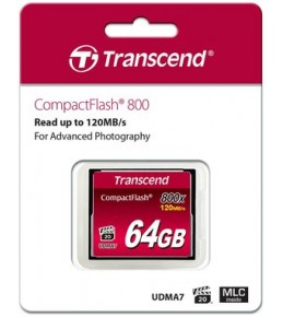 Карта памяти CompactFlash Transcend  CF 64GB 800X