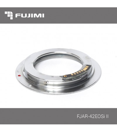 Переходное кольцо Fujimi FJAR-42EOSi II M42-Canon с чипом 9 поколения, поддержка 5D Mark IV