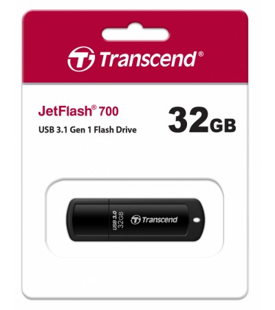 Флешка Transcend 32GB JetFlash 700K black USB 3.1 