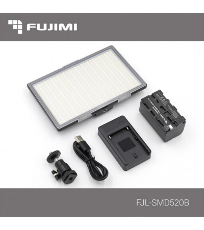 Осветитель светодиодный  (сменный аккумулятор, 520 диодов) Fujimi FJL-SMD520B