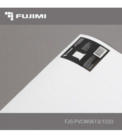 Фон Fujimi FJS-PVCW1020 100смХ200см из высококачественного пластика (Белый)