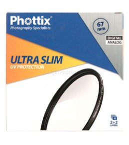 Светофильтр Phottix Ultra Slim 1mm UV 67mm