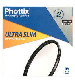 Светофильтр Phottix Ultra Slim 1mm UV 77mm