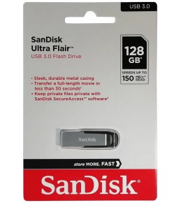 Флешка Sandisk Ultra Flair USB 128Gb 3.0 150MB/s
