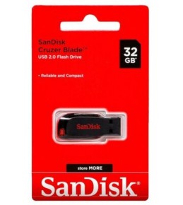 Флешка SANDISK Cruzer Blade 32Гб, USB 2.0