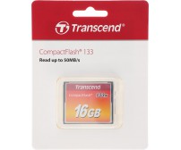 Карта памяти CompactFlash (Type I) Transcend 16 ГБ (TS16GCF133)