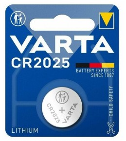 Батарейка литьевая VARTA CR2025